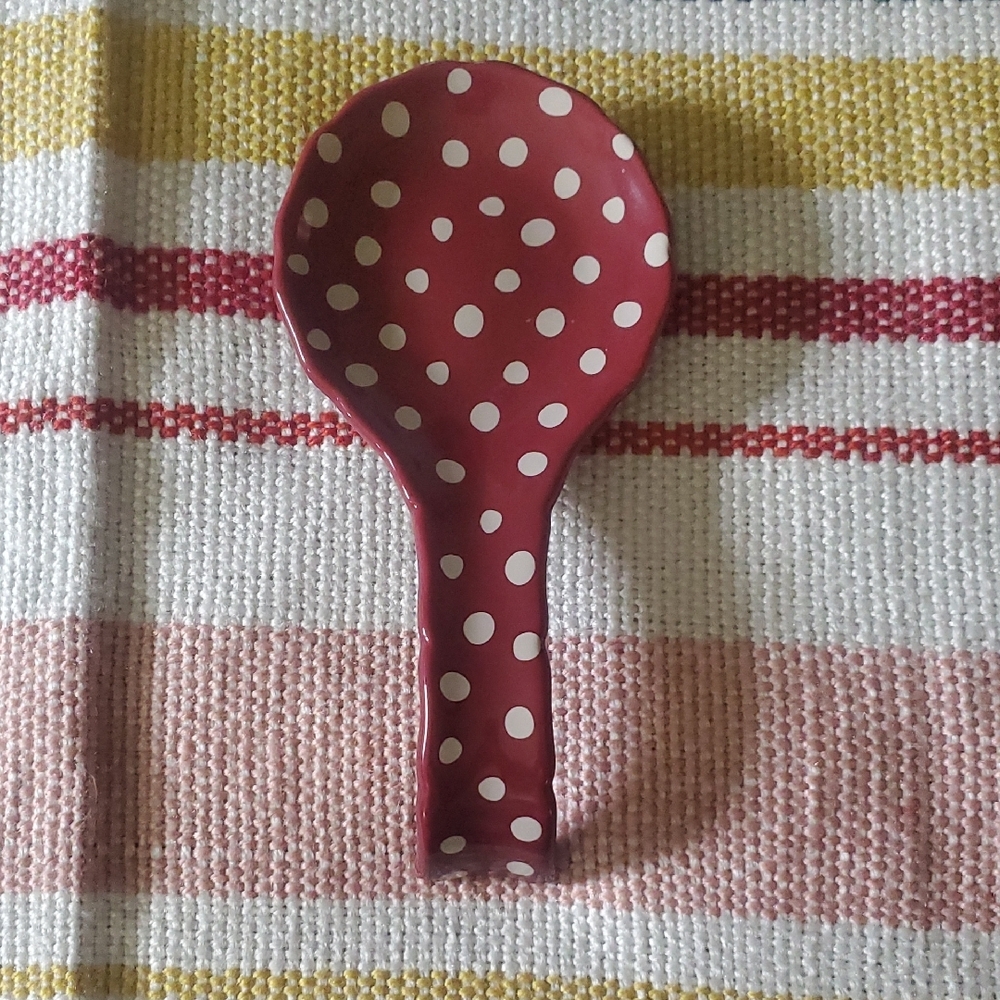 The Pioneer Woman Flea Market Retro Dot Spoon Rest